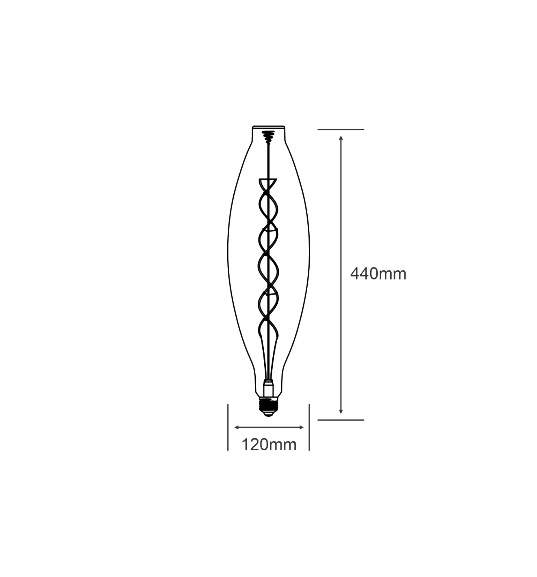 Classic Style LED Type I E27 Dimmable 4W 2100K 200lm 4300202  Luxram Classic Style